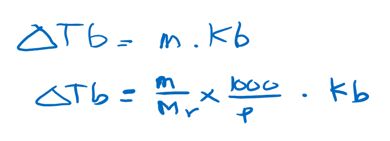 rumus kenaikan titik didih larutan